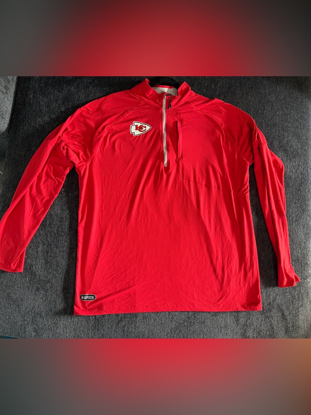 Kansas City Chiefs NFL Men's Quarter-Zip Pullover